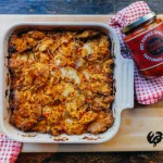 Savoury Breakfast Bread Pudding